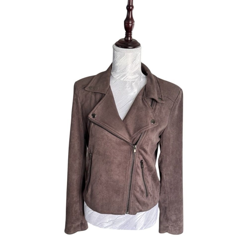 DO + BE Women's Brown Suede Jacket